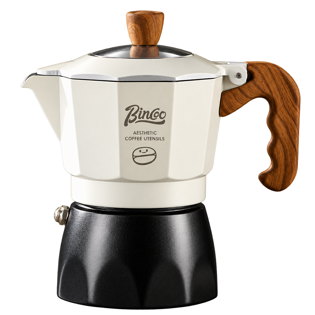 Cafetera moka Bincoo de doble válvula